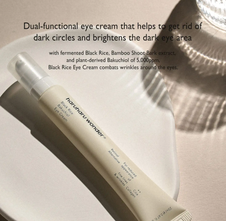 Best Beauty Group - HARUHARU WONDER Black Rice Bakuchiol Eye Cream Vegan