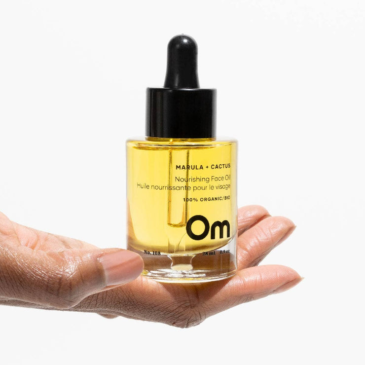 Om Organics Skincare Marula + Cactus Nourishing Face Oil