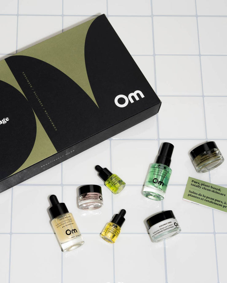 Om Organics Skincare Mini Face Care Kit