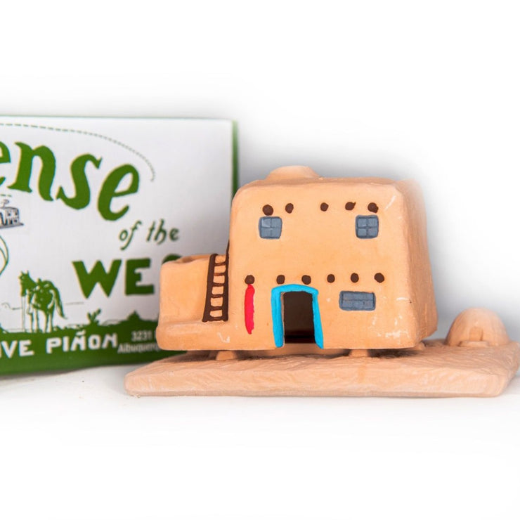 Incense of the West Casa De Adobe Burner Set w/ Pinon Incense