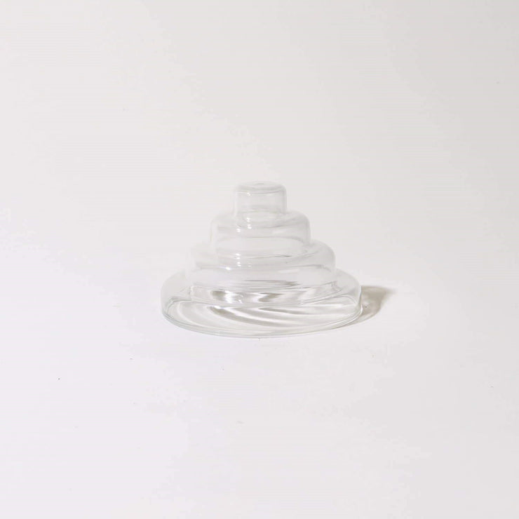 Yield Glass Meso Incense Holder Clear