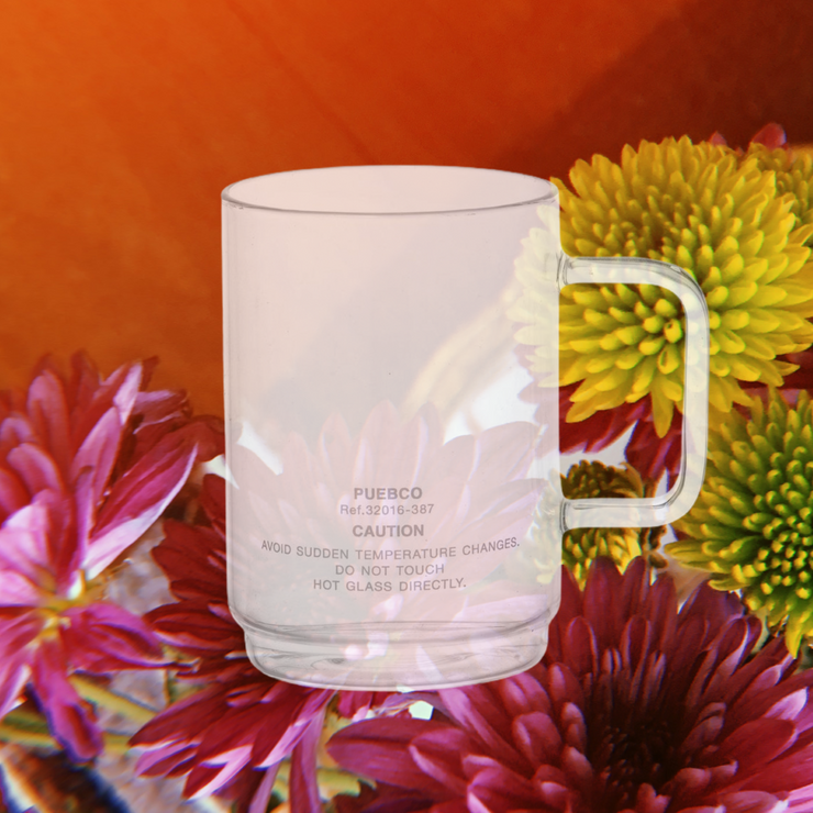 Puebco Borosilicate Glass Mug Shallow Stacking