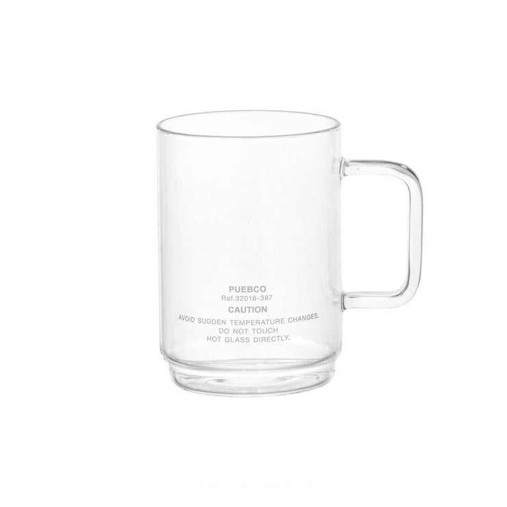 Puebco Borosilicate Glass Mug Shallow Stacking